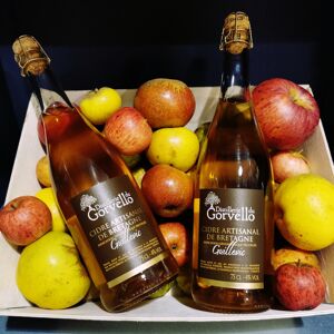 Cidre de Bretagne IGP  Cuvée Guillevic x6 - En direct de Distillerie du Gorvello (Morbihan) - Publicité