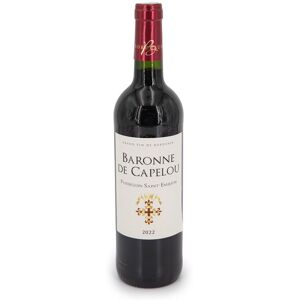 Vin rouge AOC Puisseguin Saint Émilion 2022 Baronne de Capelou 75cl BARONNE DE CAPELOU - Publicité