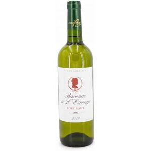 BARONNE DE L ESCONGE vin blanc Aoc bordeaux 75cl 2019 baronne de l'esconge - Publicité