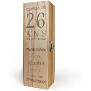 Cadeaux.com Caisse à vin personnalisable homme 26 ans