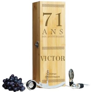 Cadeaux.com Coffret sommelier et vin homme 71 ans