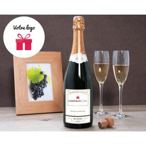 Cadeaux.com Bouteille de champagne personnalisée logo - Entreprise