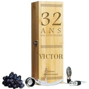 Cadeaux.com Coffret sommelier et vin homme 32 ans