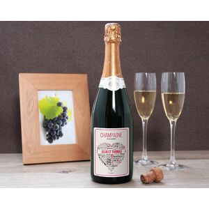 Cadeaux.com Bouteille de champagne personnalisée prénoms couple - Mots d'Amour - Publicité