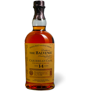 The Balvenie Single malt Carribean cask 70 cl - Publicité