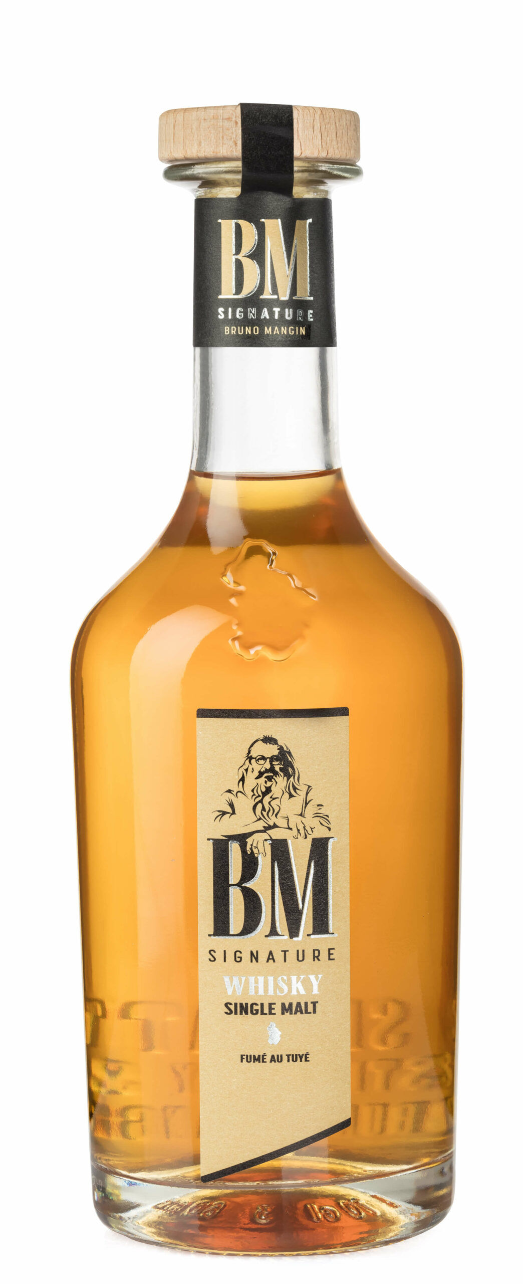 BM Signature, whisky single malt fumé au tuyé 42%