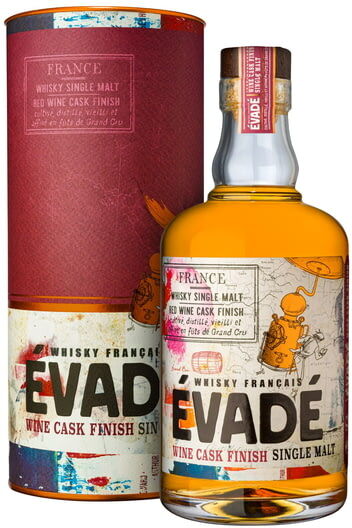 ÉVADÉ whisky single malt red wine cask finish 43%