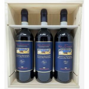 Frescobaldi VERTICALE BRUNELLO DI MONTALCINO D.O.C.G. RISERVA 2013 - 2014 - 2015 - RIPE AL C