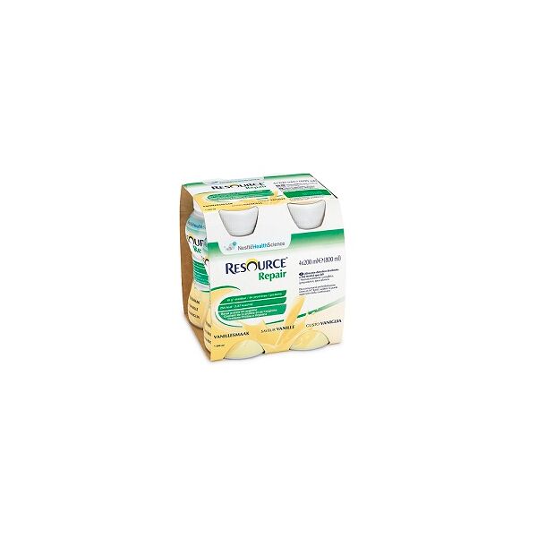 nestle resource repair vaniglia bevanda iperproteica 4x200 ml