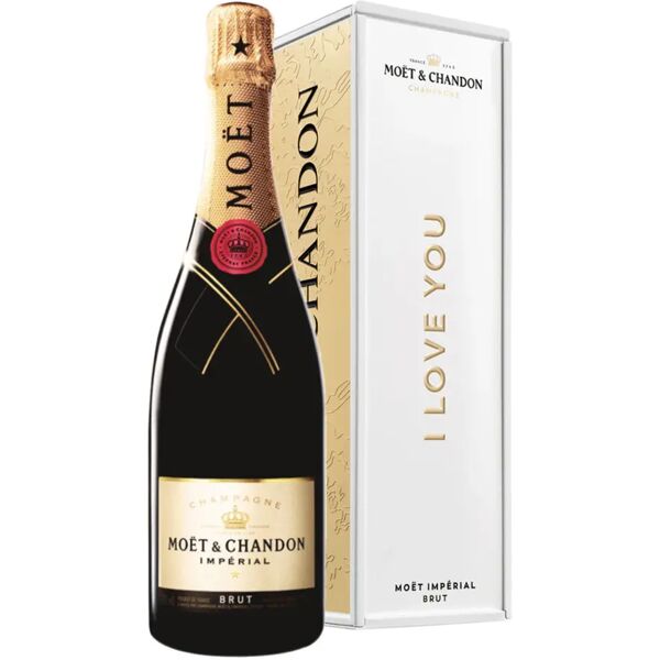 moët & chandon champagne brut 'imperial i love you' (confezione)