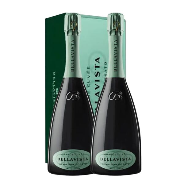 bellavista franciacorta double alma grande cuvée non dosato (confezione 2bt)