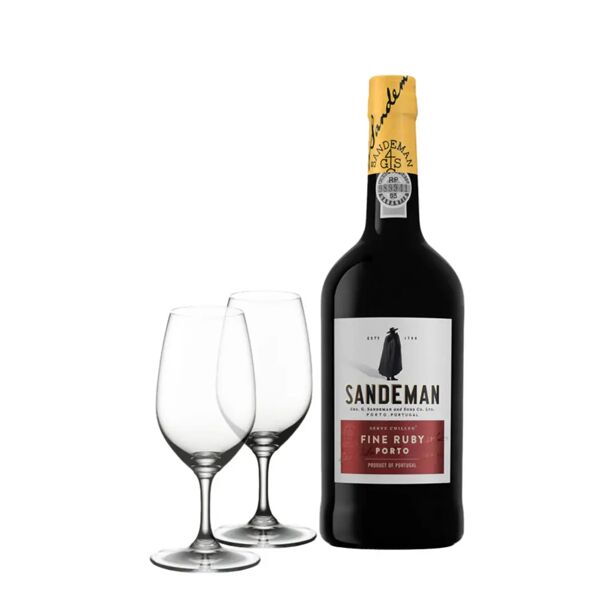 sandeman porto ruby riedel glass set