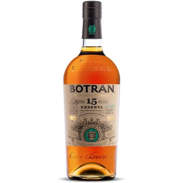 casa botran rum botran 15 reserva especial - solera - guatemala - 0,70 l