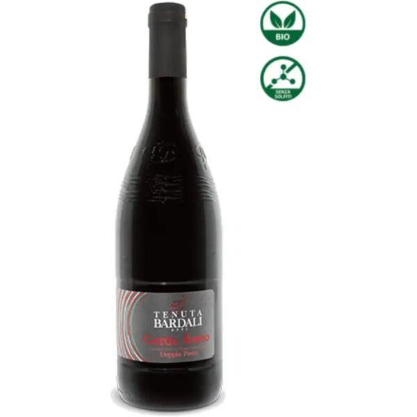 tenuta bardali garda rosso d.o.c. doppia pasta da uve corvina - senza solfiti aggiunti - biol