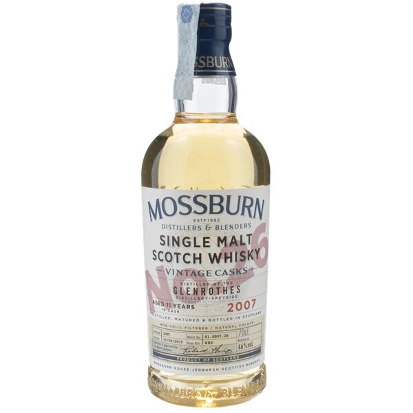 mossburn single malt scotch whisky vintage casks glenrothes n° 26 11 anni