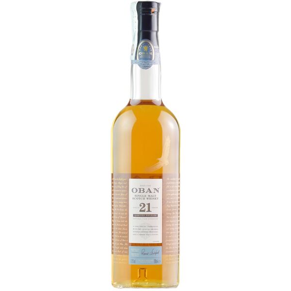 oban whisky limited release single malt natural cask strength 21 anni