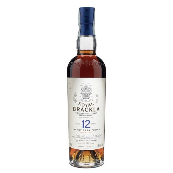 royal brackla higlland single malt scotch whisky 12 anni sherry cash finish oloroso