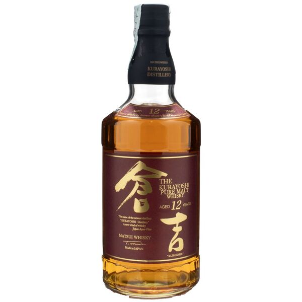 matsui distillery the kurayoshi since 1910 whisky pure malt 12 anni 0,7l