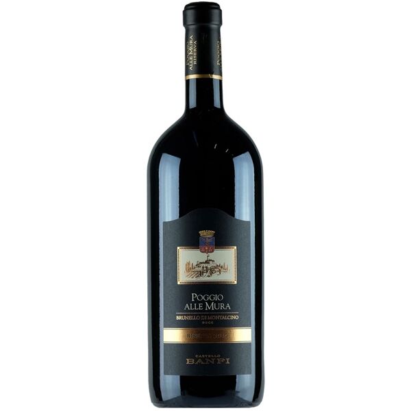 banfi castello  brunello di montalcino poggio alle mura riserva magnum 2010