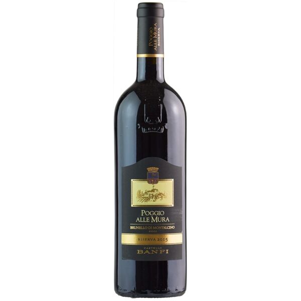 banfi castello  brunello di montalcino riserva poggio alle mura 2015