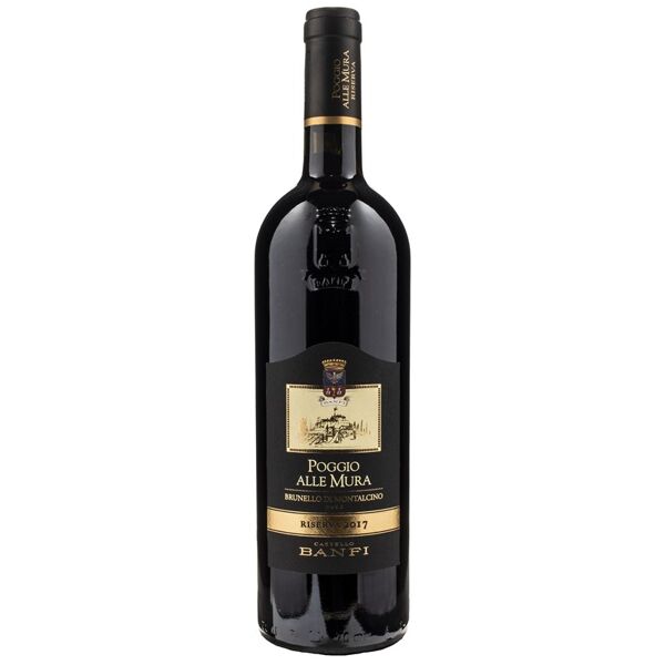 banfi castello  brunello di montalcino riserva poggio alle mura 2017