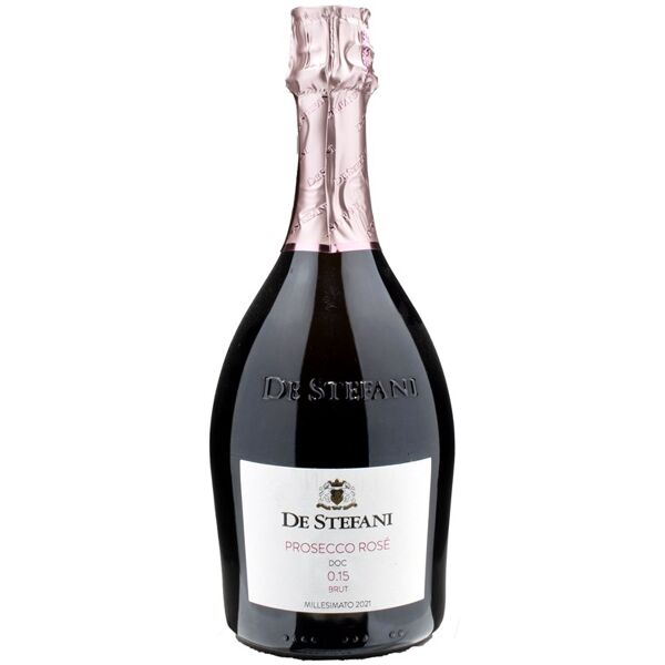 de stefani prosecco 0.15 millesimato rosè brut 2021