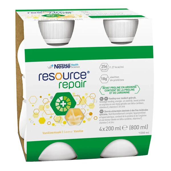 resource repair vaniglia bevanda iperproteica 4x200 ml