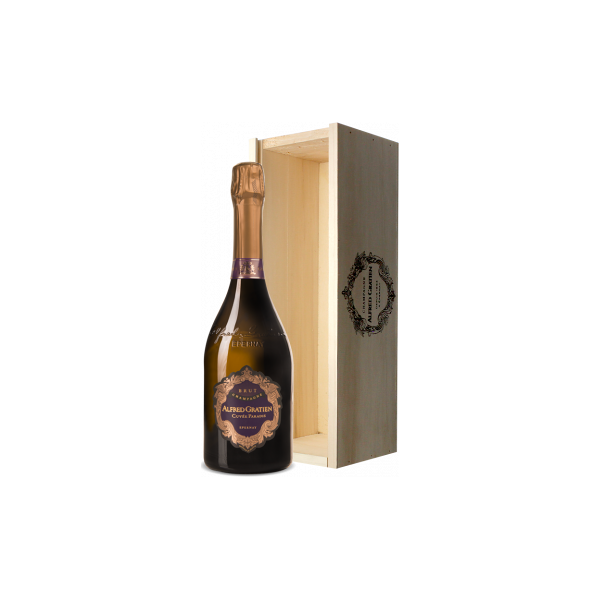 champagne alfred gratien - cuvee paradis - brut annata 2015 - cartone legno