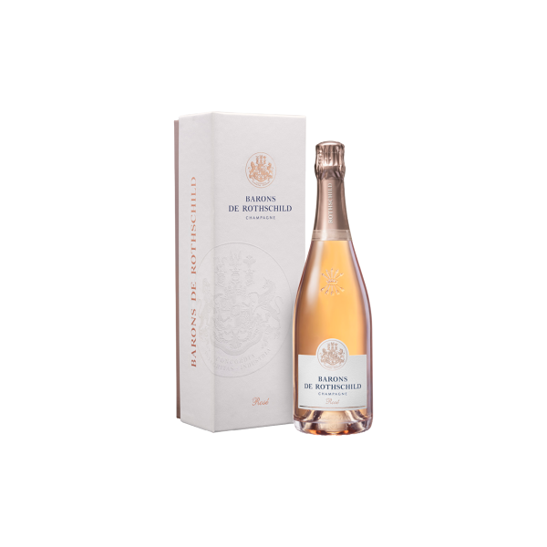 champagne barons de rothschild - rosé - cofanetto regalo