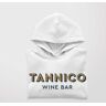 Merchandising Felpa Bianca Tannico Winebar Da Uomo