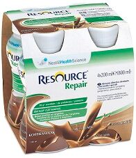 Nestle Resource Repair Caffè Bevanda Iperproteica 4x200 ml