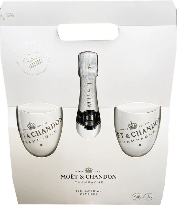 Moët & Chandon Kit Champagne Demi Sec 'Ice Imperial' Glass Pack