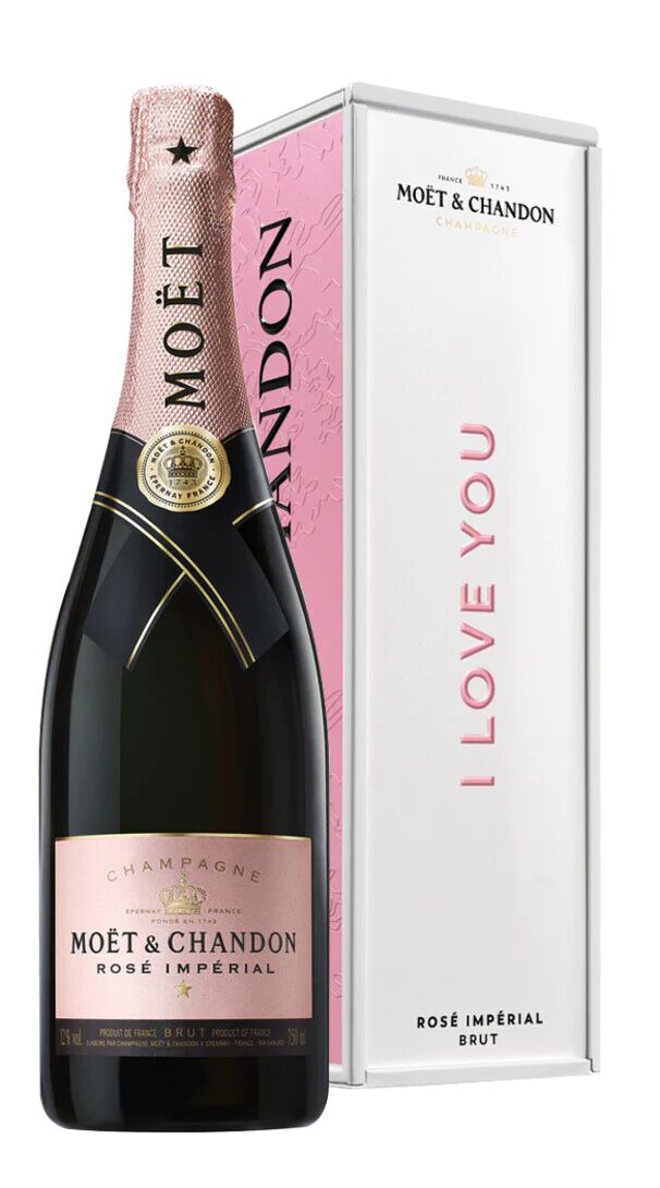 Moët & Chandon Champagne Rosé Brut 'Imperial I Love You' (Confezione)