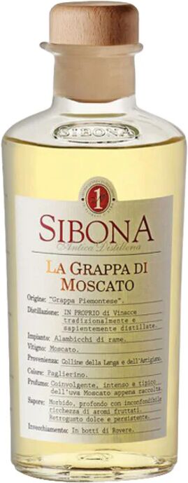 Sibona Grappa di Moscato 50cl