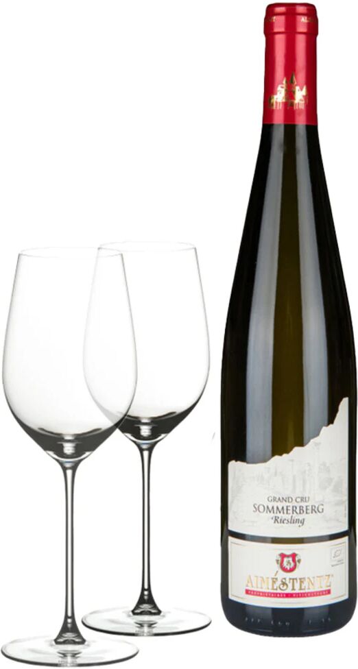 Aimé Stentz Riesling Grand Cru 'Sommerberg' Riedel Glass Set