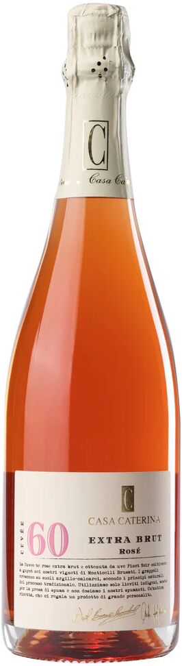 Casa Caterina Spumante Metodo Classico Rosé Extra Brut '60'