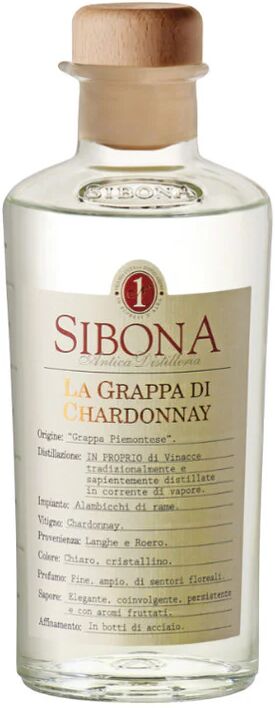 Sibona Grappa di Chardonnay 50cl