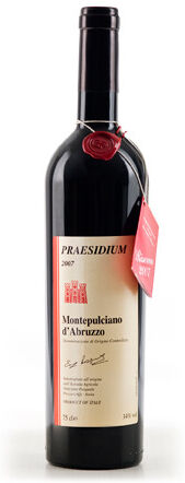 PRAESIDIUM Montepulciano D'Abruzzo Riserva 2018 Doc Cl 75