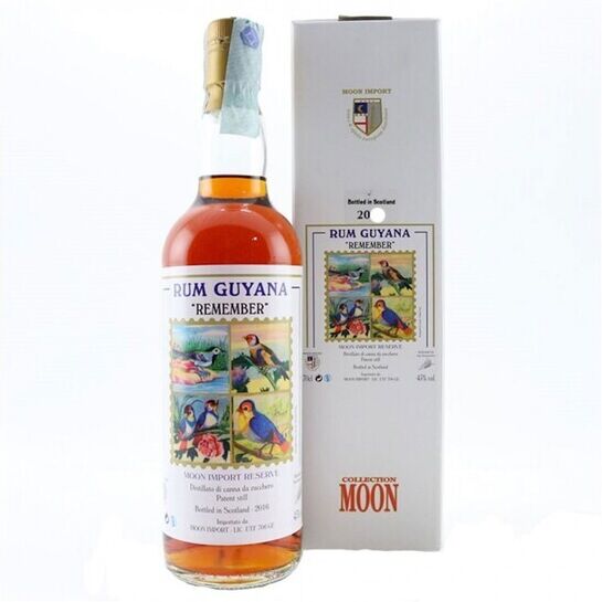 RUM MOON IMPORT Guyana Remember 2018 Cl 70