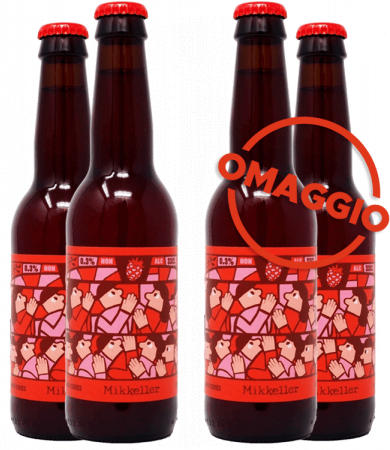 Mikkeller Limbo Series Raspberry Cassa da 24 Bottiglie x 33cl (Scad. 02/02) + 1 Cassa OMAGGIO