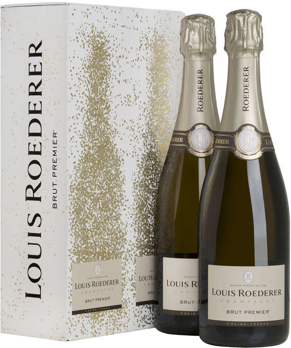 LOUIS ROEDERER 2 bottiglie champagne brut aoc "collection 243 astucciato