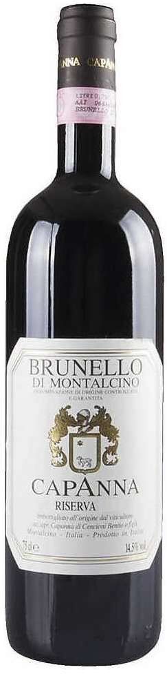 Capanna Brunello di montalcino riserva docg 2013