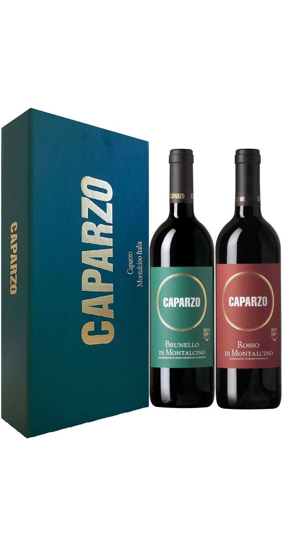 CAPARZO Brunello e rosso di montalcino in cofanetto