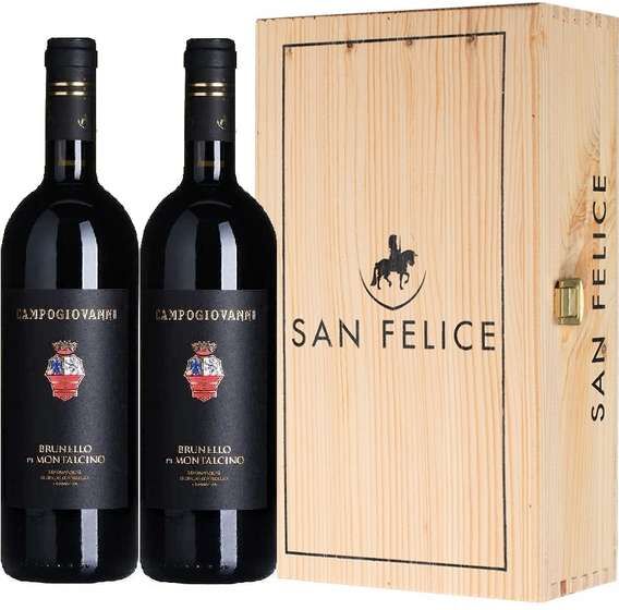 SAN FELICE Cassa di legno 2 brunello montalcino 2016-2017