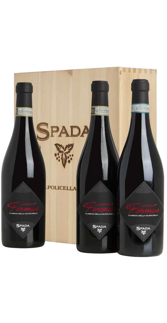 Spada Cassa legno verticale amarone "firmus" 2016 - 2018 - 2019