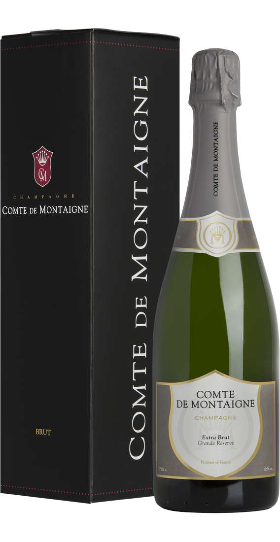 COMTE DE MONTAIGNE Champagne extra brut grande reserve astucciato