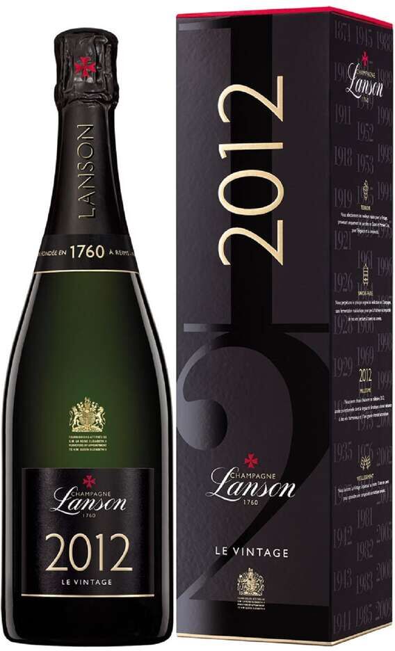 Lanson Champagne le vintage 2012 astucciato