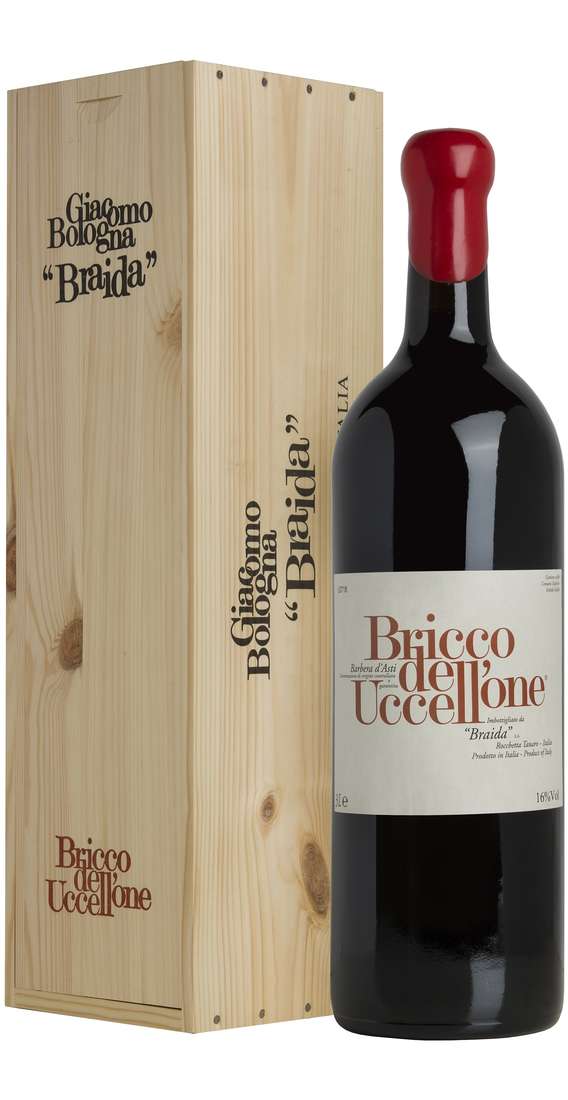 Braida Doppio magnum 3 litri barbera d’asti "bricco dell'uccellone" docg in cassa legno