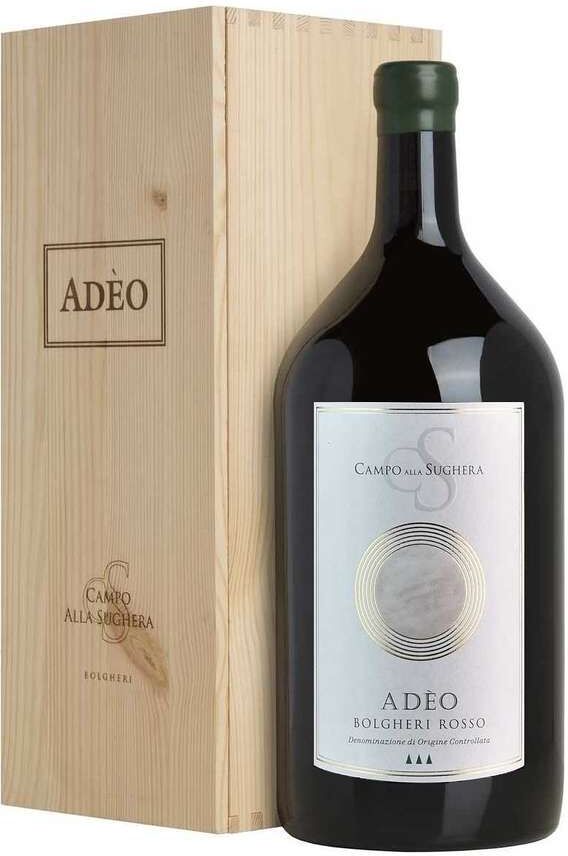 Campo alla Sughera Doppio magnum 3 litri bolgheri "adèo" doc in cassa legno