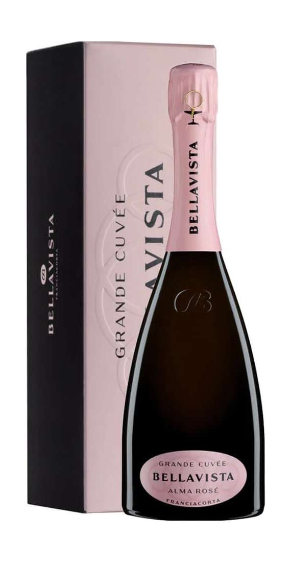 Bellavista Franciacorta brut grande cuvèe alma rosé docg astucciato